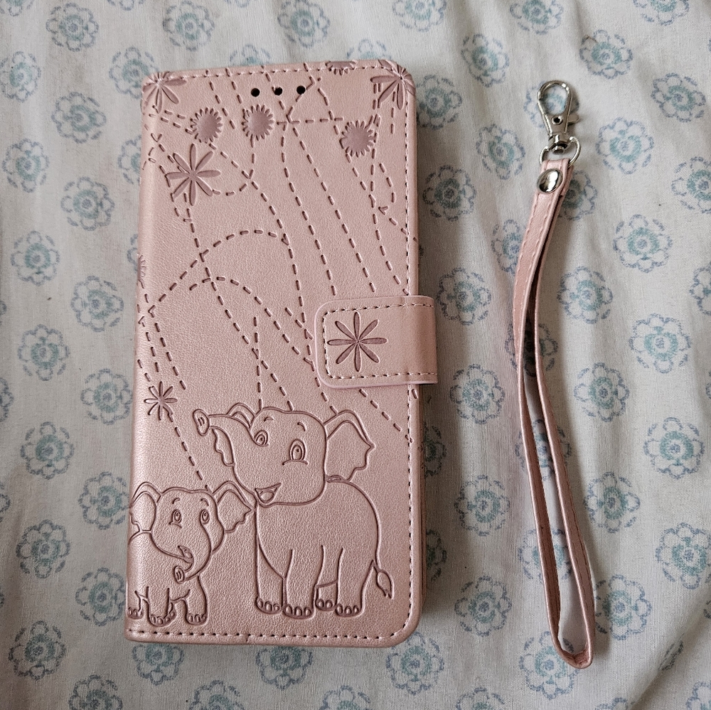✨NEW: Samsung Galaxy S10 Plus Wallet Case with card holder | Pink Phonecase✨